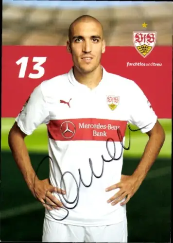 Autogrammkarte Fußballer Oriol Romeu, VfB Stuttgart, Autogramm