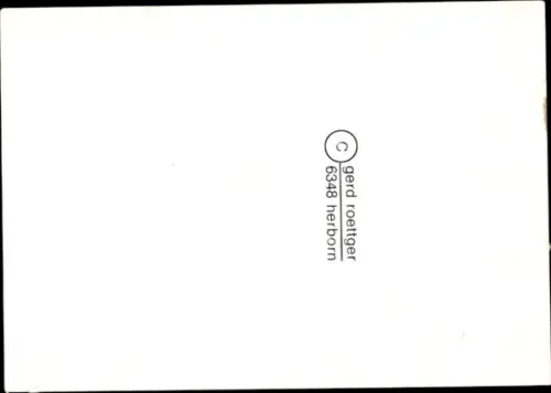 Autogrammkarte Sportler, Autogramm