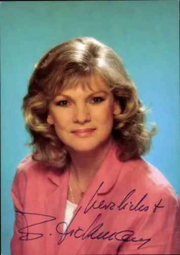 Ak Journalistin Barbara Dickmann, Portrait, Autogramm