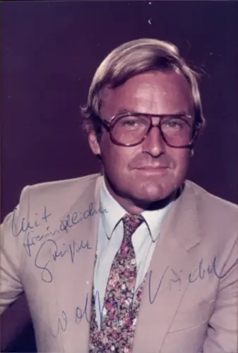 Foto Moderator Wolfgang Kriebel, Portrait, Autogramm