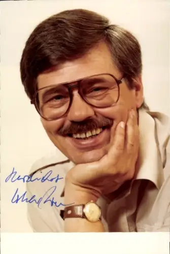 Foto Moderator Oskar Wark, Portrait, Autogramm