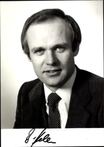 Foto Moderator Bernd Heller, Portrait, Autogramm