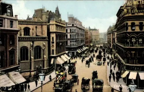 PC London City England, Queen Victoria Street