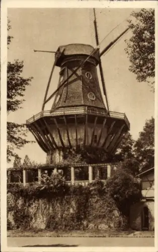 Ak Potsdam, Schloss Sanssouci, Windmühle