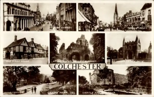 PC Colchester, England, Castle, Park, High Street