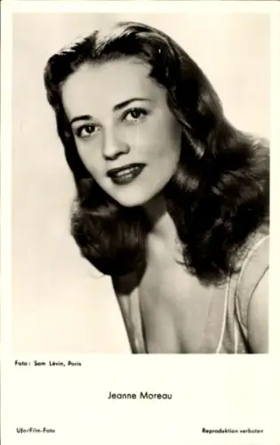 Ak Schauspielerin Jeanne Moreau, Portrait