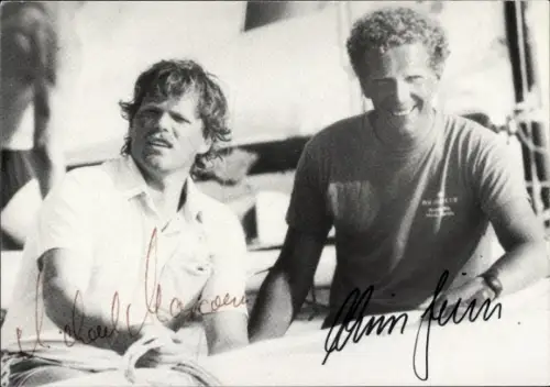 Foto Ak Sportler, Segler, Autogramm