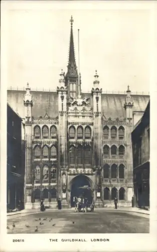 Ak London England, The Guildhall