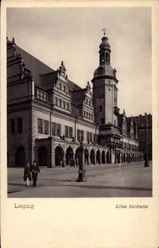 Ak Leipzig, altes Rathaus