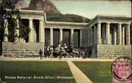 Ak Rondebosch Cape Town Kapstadt Südafrika, Rhodes Memorial, Groote Schuur, Menschen, Foto von T.