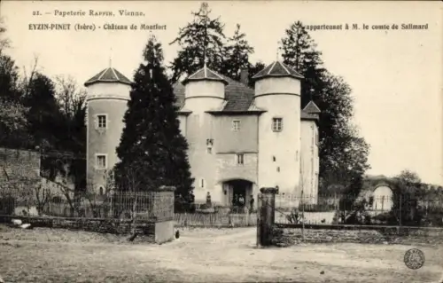 Ak Eyzin Pinet Montfort Crolles Isère, Schloss