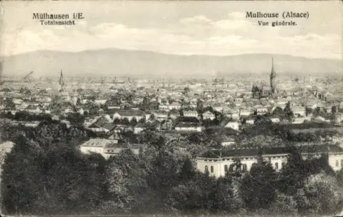 Ak Mulhouse Mülhausen Elsass Haut Rhin, Gesamtansicht