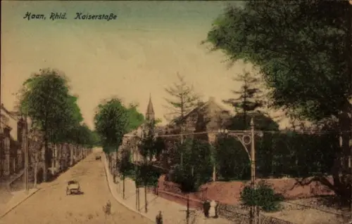 Ak Haan im Rheinland, Kaiserstraße