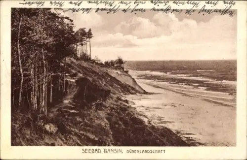 Ak Ostseebad Bansin Heringsdorf auf Usedom, Dünenlandschaft