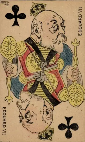 Ak Kreuz-König, König Edward VII