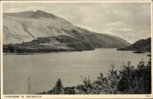 Ak Lake District Cumbria England, Helvellyn, Thirlmere