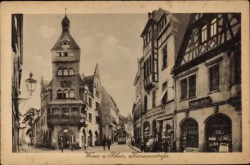 Ak Worms am Rhein, Kämmererstraße