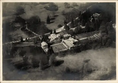 Foto Ak Potsdam, Römische Bäder, Luftaufnahme