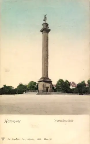 Ak Hannover, Waterloo-Säule