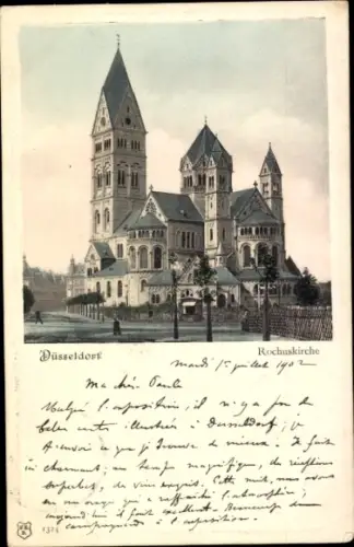 Ak Düsseldorf am Rhein, Rochuskirche