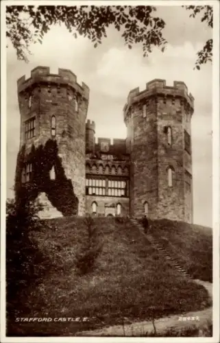 Ak Stafford West Midlands England, Stafford Castle, E,  Burg, Fotografie