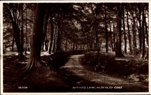 PC Alderley Edge Cheshire England, Artists Lane
