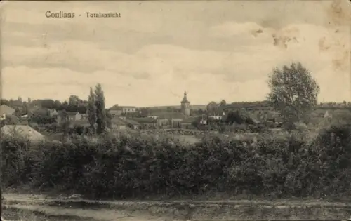 Ak Conflans Sainte Honorine Yvelines, Totalansicht