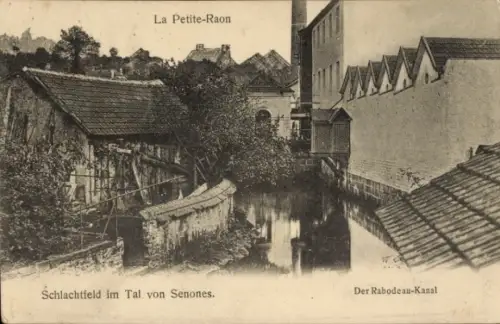 Ak La Petite Pierre Lützelstein Elsass Bas Rhin, Rabodeau-Kanal