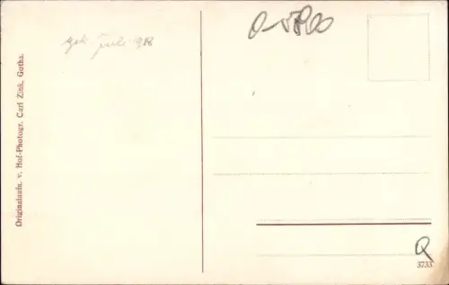 Ak Gotha in Thüringen, Schloss Friedenstein, Spiegelsaal