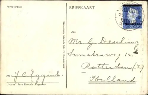 Ak Indonesien, Postspaarbank