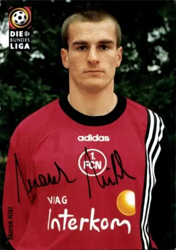 Autogrammkarte Fußballer Marek Nikl, 1. FC Nürnberg, Autogramm