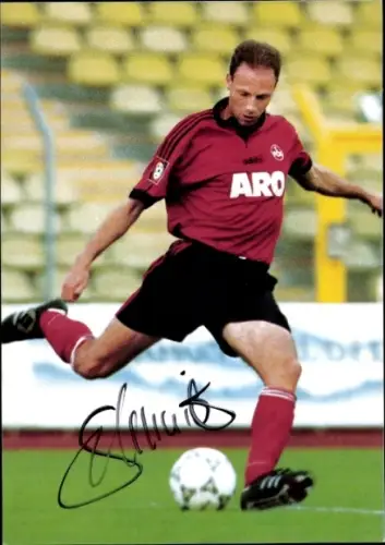 Autogrammkarte Fußballer Uwe Schneider, 1. FC Nürnberg, Autogramm