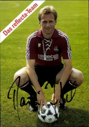 Autogrammkarte Fußballer Rainer Zietsch, 1. FC Nürnberg, Autogramm