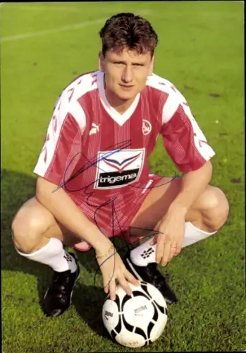 Autogrammkarte Fußballer Lubos Kubik, 1. FC Nürnberg, Autogramm