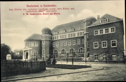 Ak Eschweiler Nordrhein Westfalen, Realschule