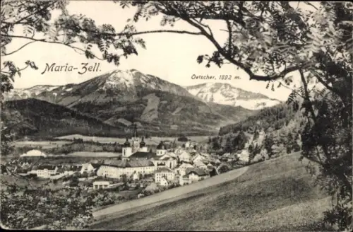 Ak Mariazell Steiermark, Gesamtansicht