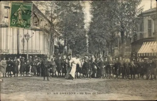 Ak La Garenne Hauts de Seine, La rue de Sartoris
