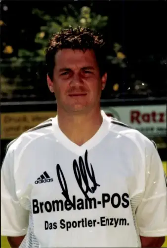 Autogrammkarte Fußballer Gerlach, SV 07 Elversberg, Autogramm