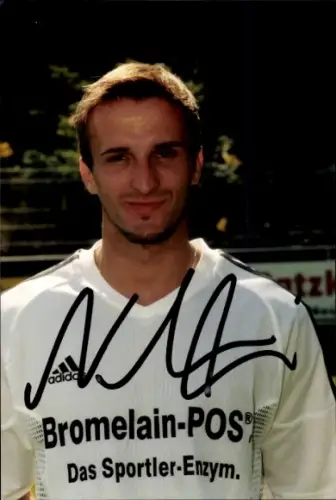 Autogrammkarte Fußballer Ali Nuhic, SV 07 Elversberg, Autogramm