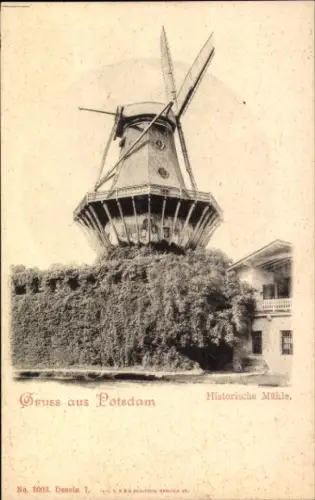 Ak Potsdam, Historische Mühle