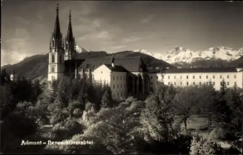 Ak Admont Gesäuse Steiermark, Benediktinerabtei
