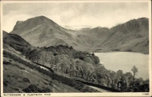 Ak Buttermere Cumbria England, Fleetwith Pike