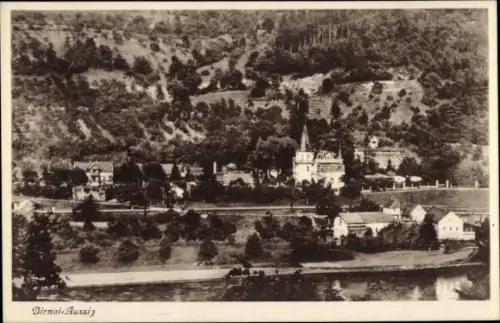 Ak Brna Birnai an der Elbe Ústí nad Labem Aussig an der Elbe, Gesamtansicht