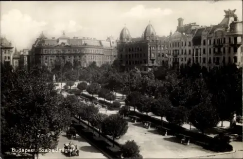 Ak Budapest Ungarn, Freiheitsplatz