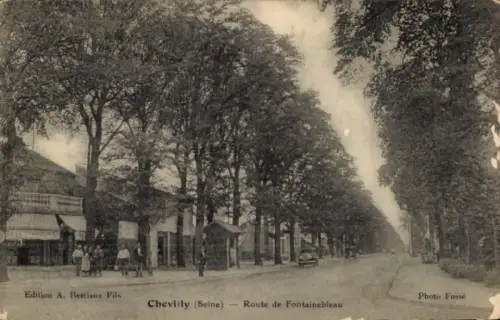 Ak Chevilly Val de Marne, Route de Fontainebleau