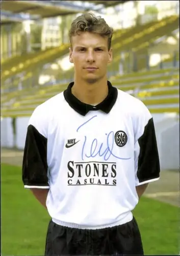 Autogrammkarte Fußballer Andreas Teichmann, SG Wattenscheid 09, Autogramm