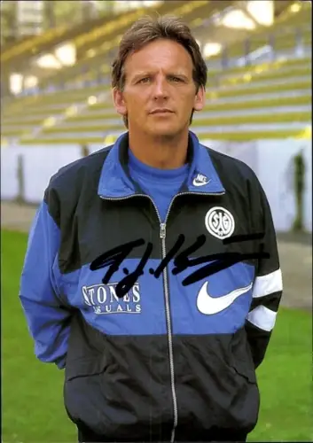 Autogrammkarte Trainer Franz Josef Kneuper, SG Wattenscheid 09, Autogramm