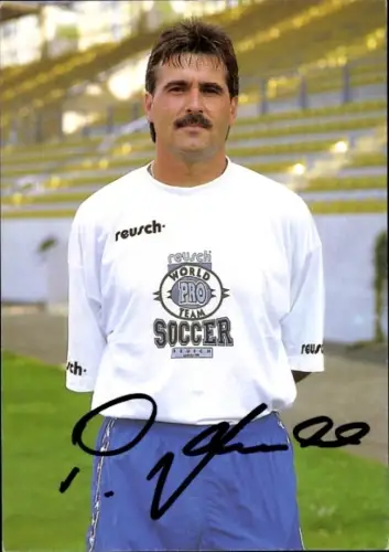 Autogrammkarte Co Trainer Peter Kunkel, SG Wattenscheid 09, Autogramm