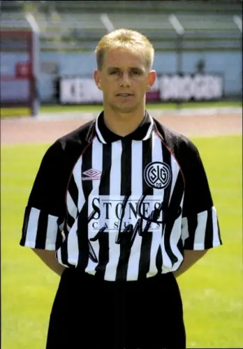 Autogrammkarte Fußballer Frank Süs, SG Wattenscheid 09, Autogramm