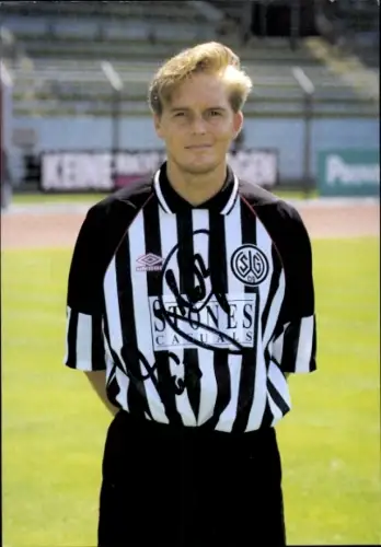 Autogrammkarte Fußballer Mario Plechaty, SG Wattenscheid 09, Autogramm